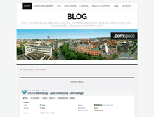Tablet Screenshot of blog.comspace.de